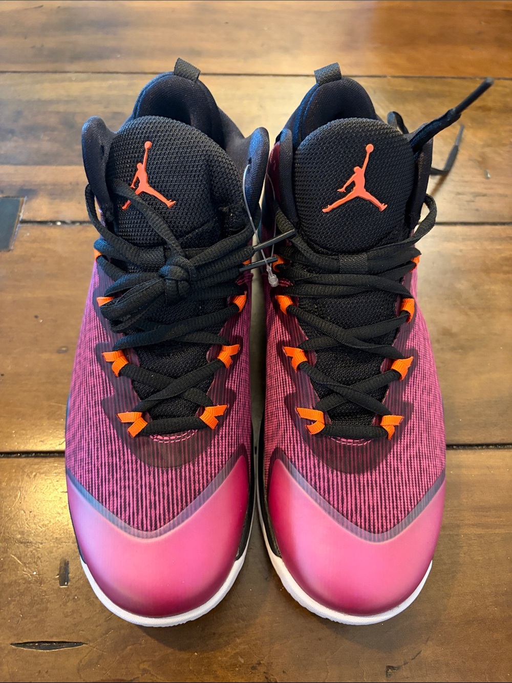 Jordan Kids' Pink and Black Basketball Shoes